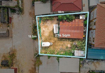 274 Sqm Land For Sale - Svay Dangkum, Siem Reap thumbnail