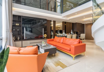 3 Bedroom Serviced Duplex Penthouse For Rent - The Penthouse Residence, Tonle Bassac, Phnom Penh thumbnail