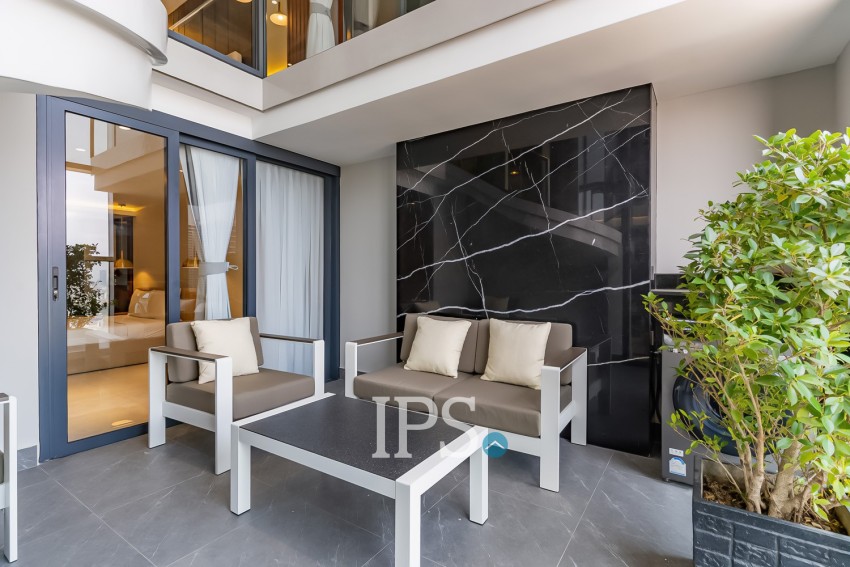 3 Bedroom Serviced Duplex Penthouse For Rent - The Penthouse Residence, Tonle Bassac, Phnom Penh