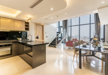 3 Bedroom Serviced Duplex Penthouse For Rent - The Penthouse Residence, Tonle Bassac, Phnom Penh thumbnail