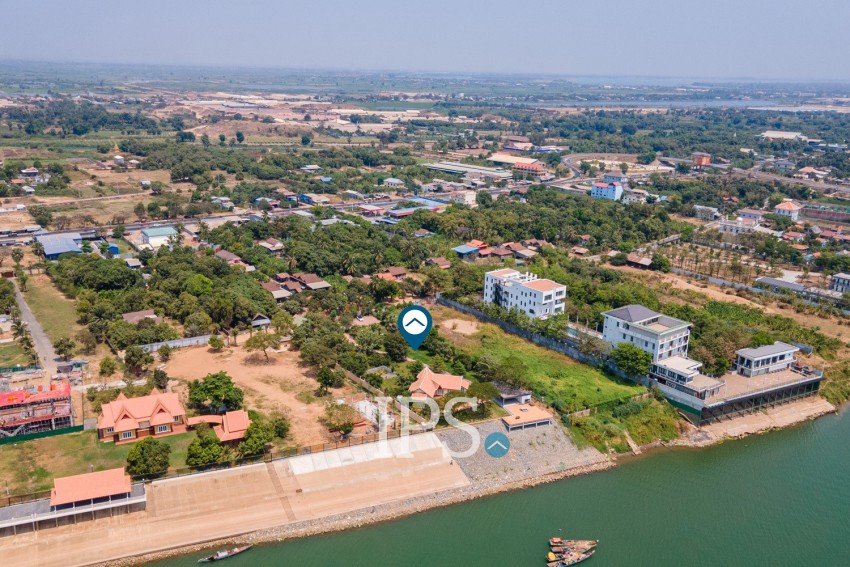 3,409 Sqm Riverfront Land For Sale - Mukh Kampul, Kandal Province