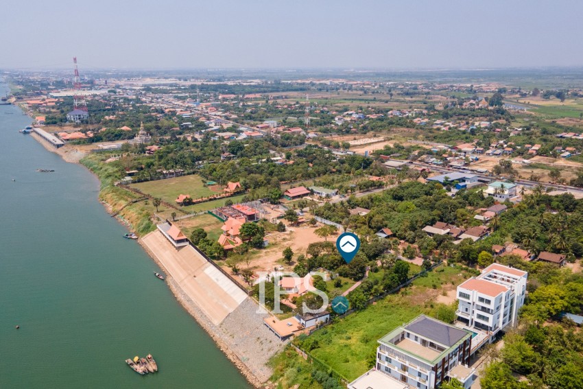 3,409 Sqm Riverfront Land For Sale - Mukh Kampul, Kandal Province