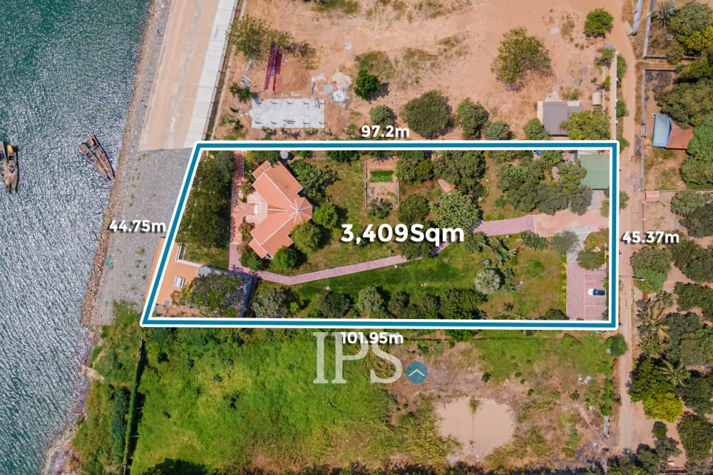 3,409 Sqm Riverfront Land For Sale - Mukh Kampul, Kandal Province - Image 3