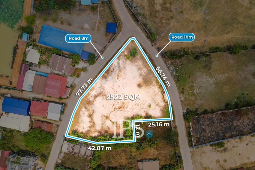 2,522 Sqm Land For Sale - Svay Dangkum, Siem Reap