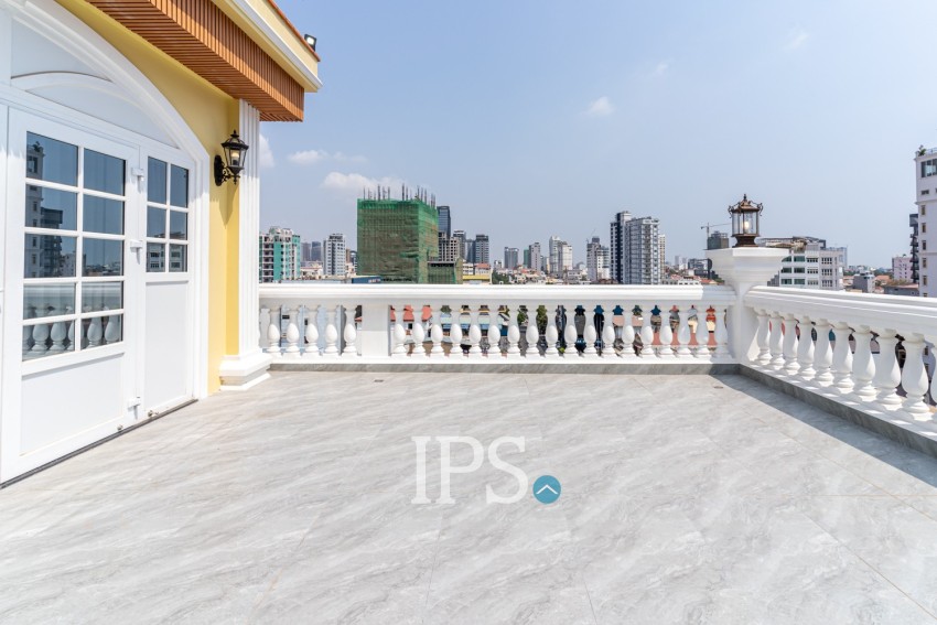 100 Sqm Studio Serviced Apartment For Rent - BKK1, Phnom Penh