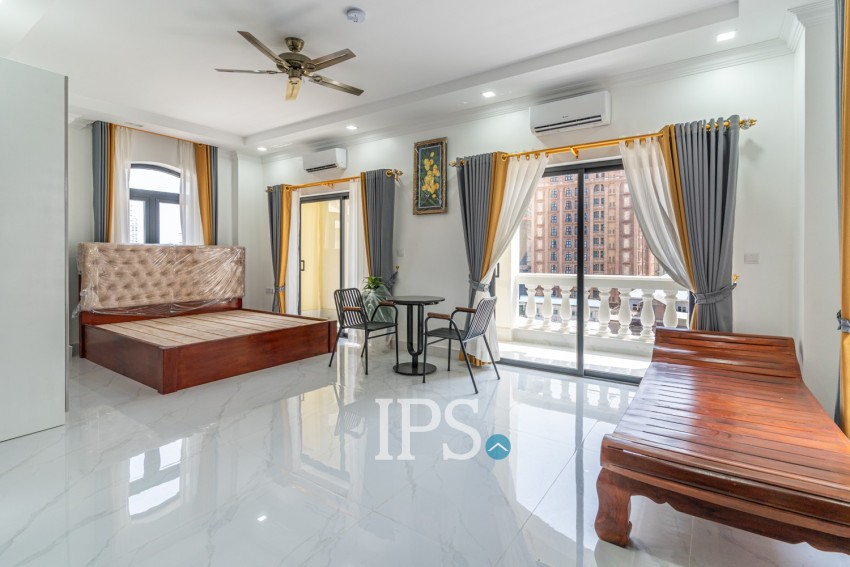 45 Sqm Studio Serviced Apartment For Rent - BKK1, Phnom Penh