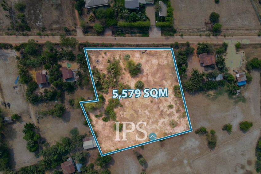 5,579 Sqm Residential Land For Sale - Sambour, Siem Reap