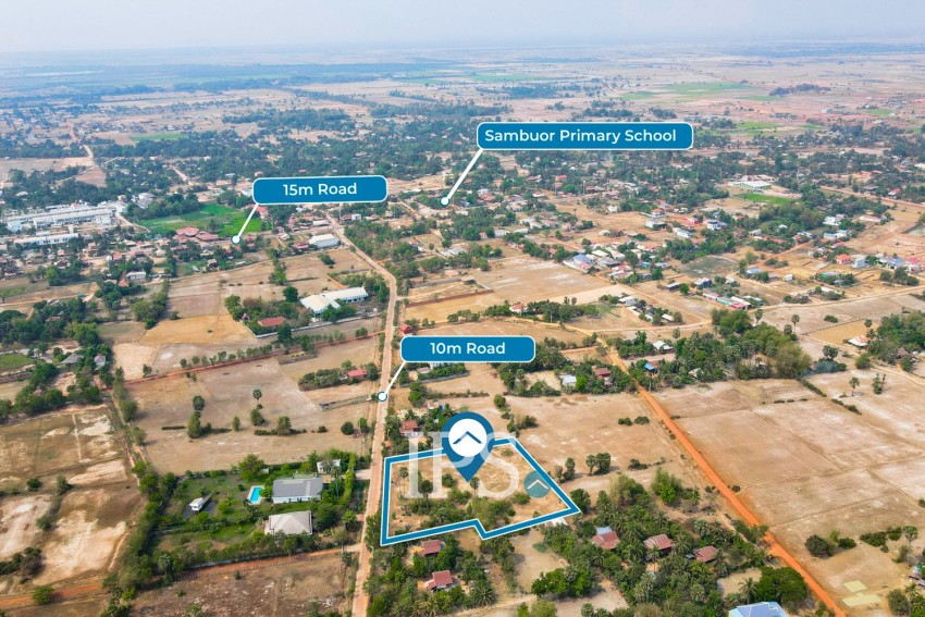 5,579 Sqm Residential Land For Sale - Sambour, Siem Reap