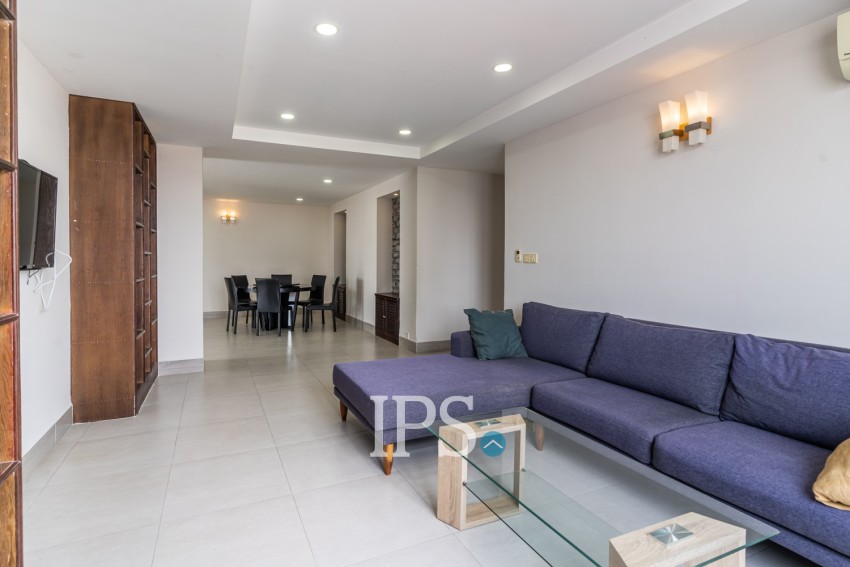 3 Bedroom Serviced Apartment For Rent - Toul Svay Prey, Phnom Penh