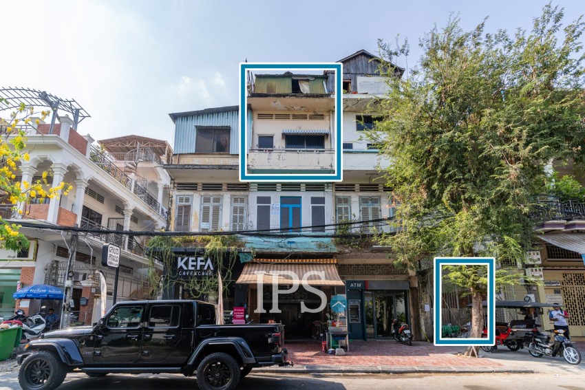 3 Floor Unrenovated Flat For Sale - Chakto Mukh, Phnom Penh