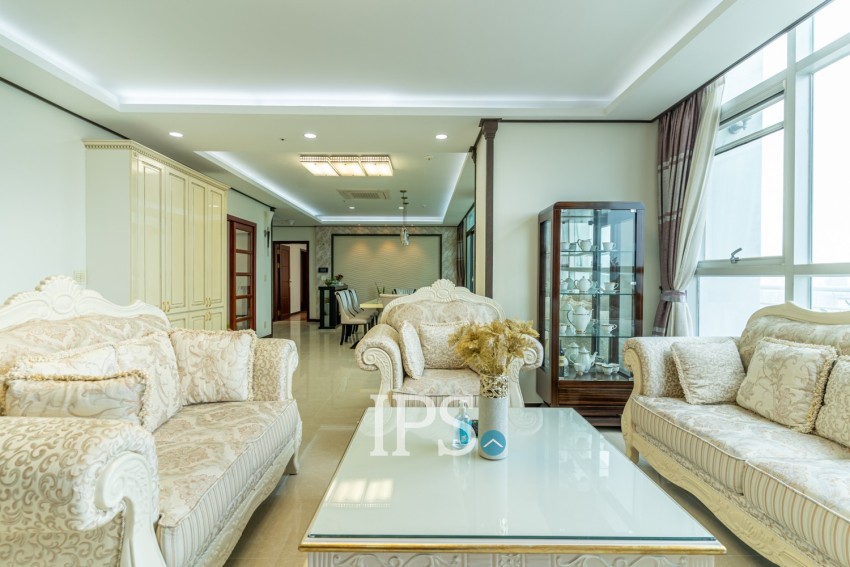 4 Bedroom Penthouse  For Rent - DeCastle Royal, BKK1, Phnom Penh