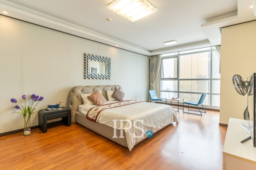 4 Bedroom Penthouse  For Rent - DeCastle Royal, BKK1, Phnom Penh