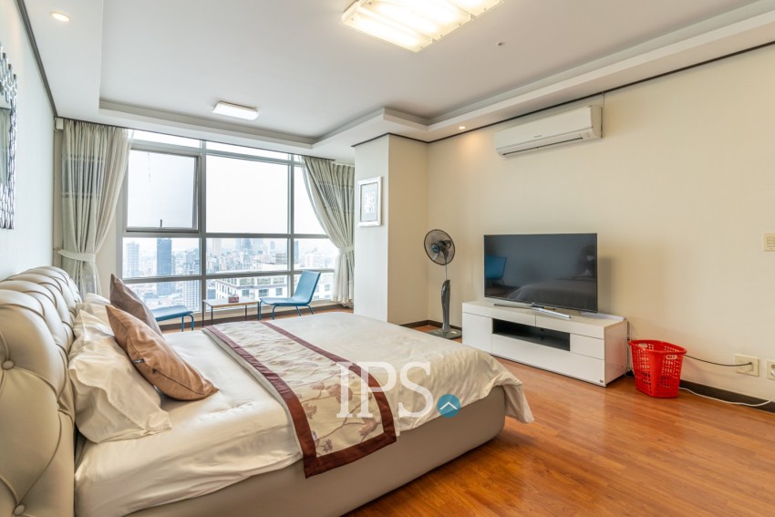 4 Bedroom Penthouse  For Rent - DeCastle Royal, BKK1, Phnom Penh