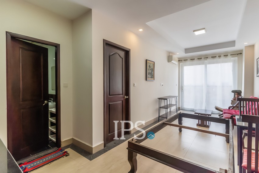 7th Floor 1 Bedroom Condo For Sale - Mekong View Tower 2,  Chroy Changvar, Phnom Penh