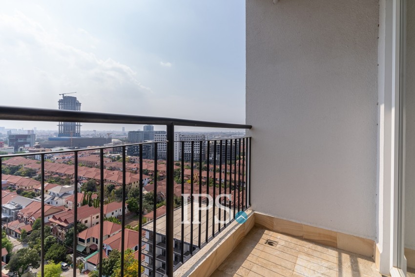 16th Floor 2 Bedroom Condo For Sale - Mekong View Tower 2,  Chroy Changvar, Phnom Penh