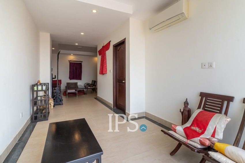 15th Floor 1 Bedroom Condo For Sale - Mekong View Tower 2,  Chroy Changvar, Phnom Penh