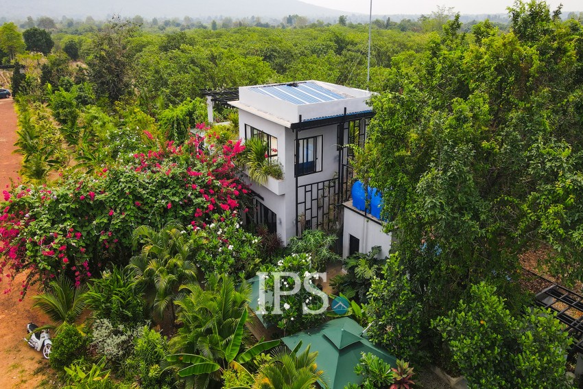 7,451 Sqm Land with 3 Bedroom Villa For Sale - Bantay Srei, Siem Reap