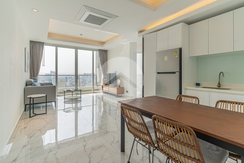 2 Bedroom Condo For Rent - J Tower 2, BKK1, Phnom Penh