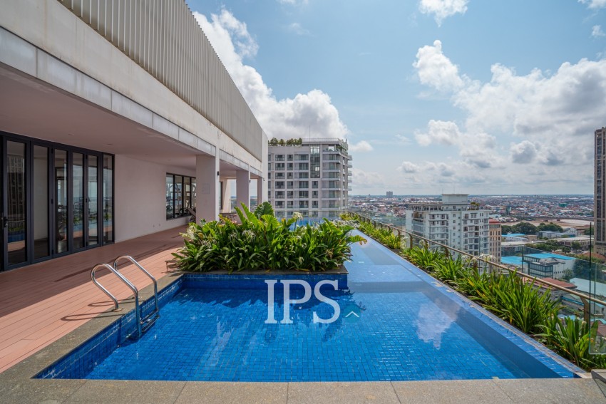 15th Floor 1 Bedroom Condo For Sale - Embassy Residences, Tonle Bassac, Phnom Penh