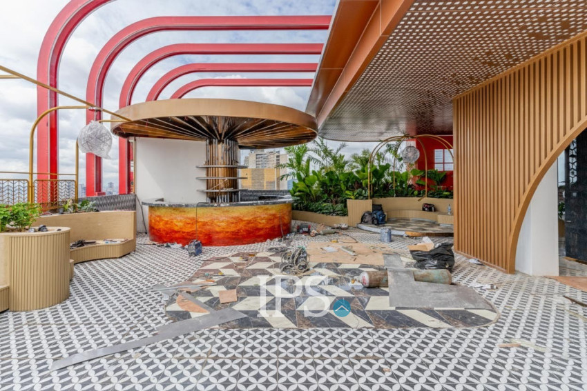 32nd Floor 1 Bedroom Condo Type B3 Resale - Time Square 306, BKK1, Phnom Penh