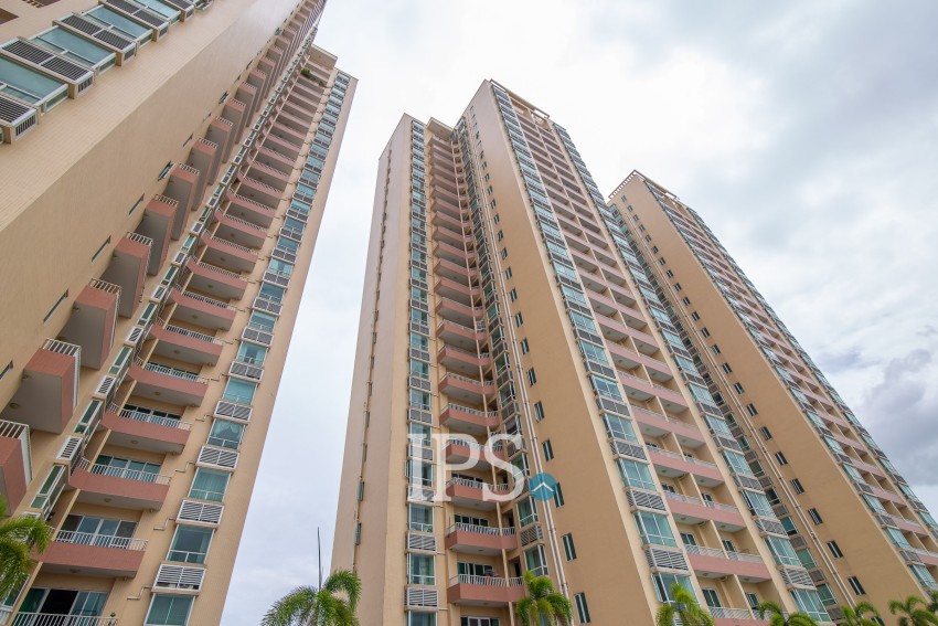 18th Floor 3 Bedroom Condo For Sale - Rose Garden, Phnom Penh