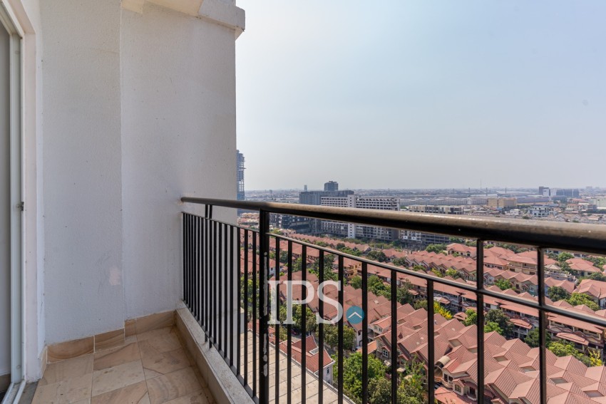 17th Floor 1 Bedroom Condo For Sale - Mekong View Tower 2, Chroy Changvar, Phnom Penh