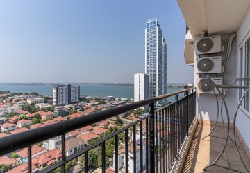 17th Floor 1 Bedroom Condo For Sale - Mekong View Tower 2, Chroy Changvar, Phnom Penh thumbnail