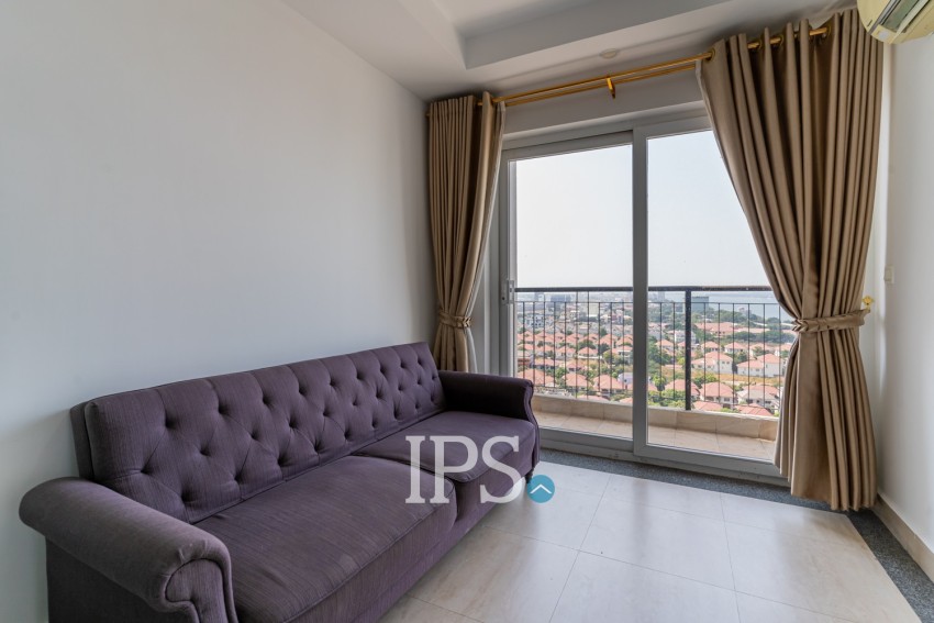 1 Bedroom Condo For Rent- Mekong View Tower 2, Chroy Changvar, Phnom Penh