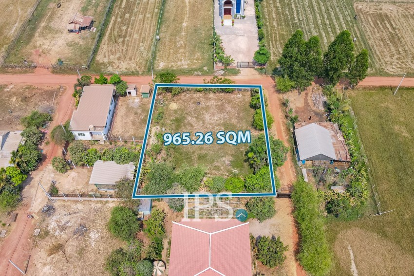 965 Sqm Land For Sale - Chreav, Siem Reap