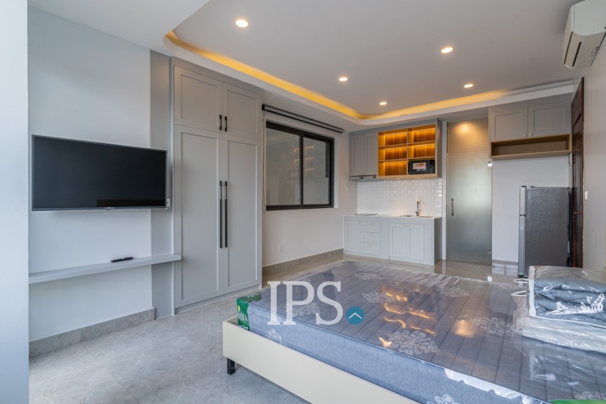 35 Sqm Studio Apartment  For Rent - Tonle Bassac, Phnom Penh