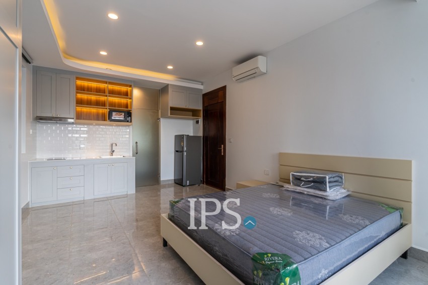 35 Sqm Studio Apartment  For Rent - Tonle Bassac, Phnom Penh