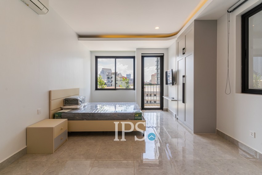 35 Sqm Studio Apartment  For Rent - Tonle Bassac, Phnom Penh