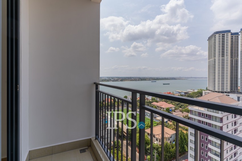 16th Floor 1 Bedroom Condo For Sale - Mekong View 6, Chroy Changvar, Phnom Penh