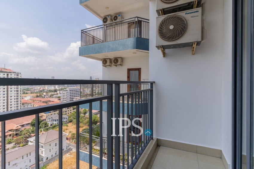 16th Floor 1 Bedroom Condo For Sale - Mekong View 6, Chroy Changvar, Phnom Penh