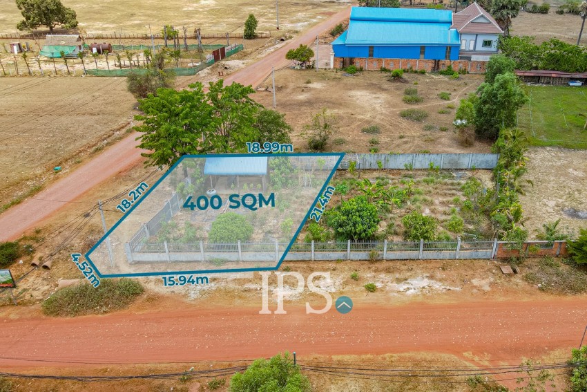 400 Sqm Residential Land For Sale - Sambour, Siem Reap