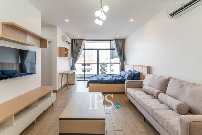 45 Sqm Studio Condo For Rent - Sangkat Veal Vong, Phnom Penh