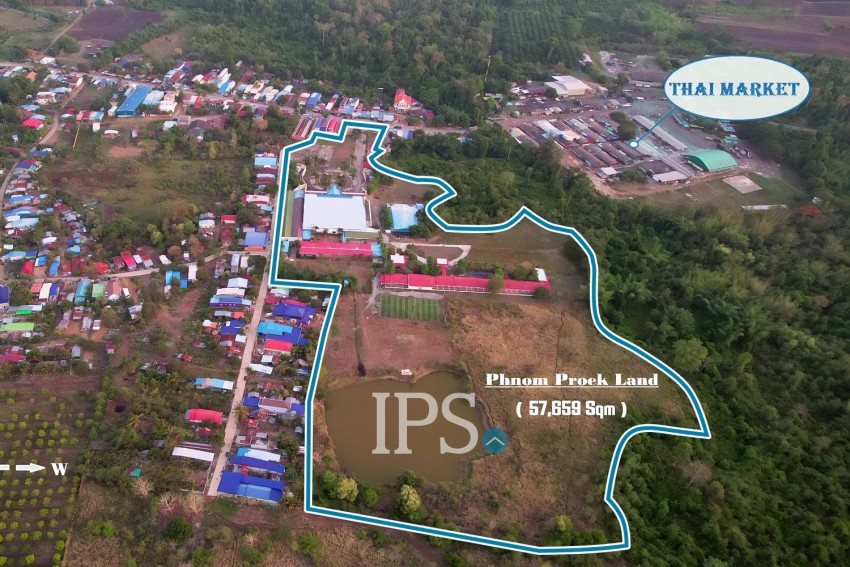 57,659 Sqm Land For Sale - Phnom Proek, Battambang province