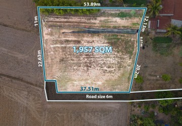 1957 Sqm Residential Land For Sale - Sambour, Siem Reap thumbnail