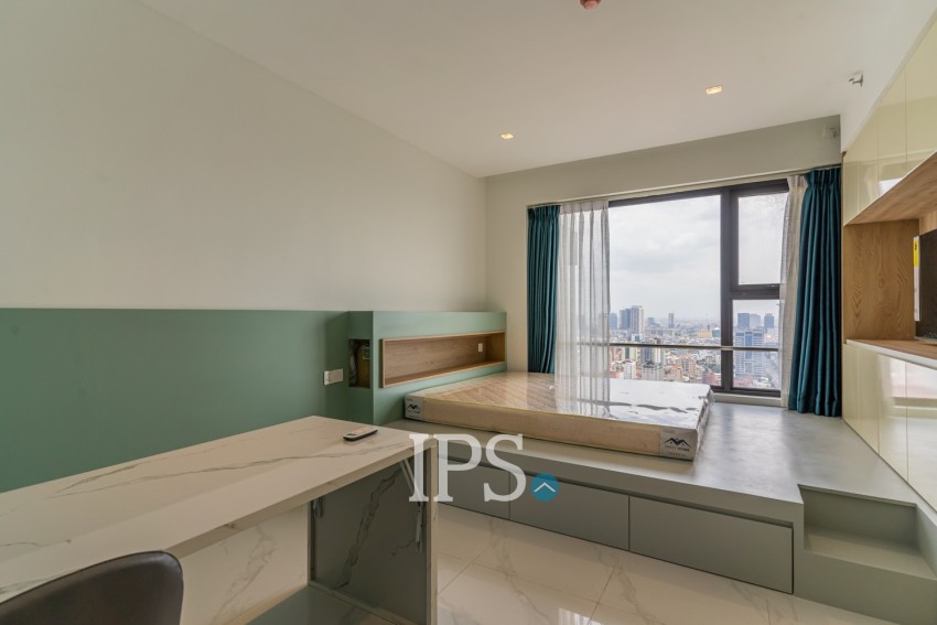 45 Sqm Studio Condo For Rent - Agile Sky Residence, BKK3, Phnom Penh