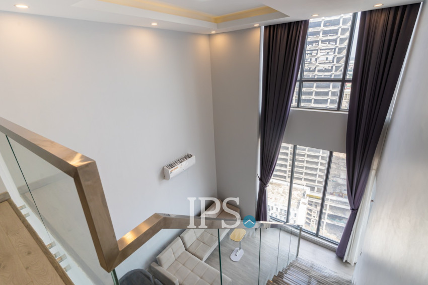 2 Bedroom Duplex Condo For Rent - Parc 21, Boeung Trabek,  Phnom Penh