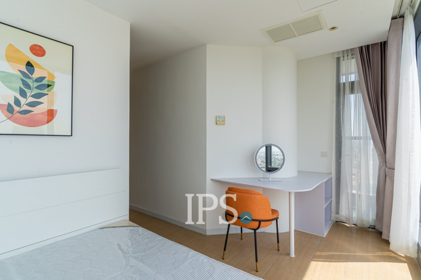 2 Bedroom Condo For Rent - The Penthouse, Tonle Bassac, Phnom Penh