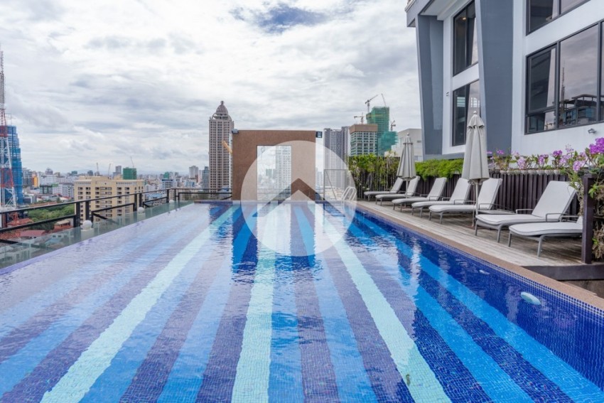 2 Bedroom Serviced Apartment For Rent, BKK 1, Phnom Penh