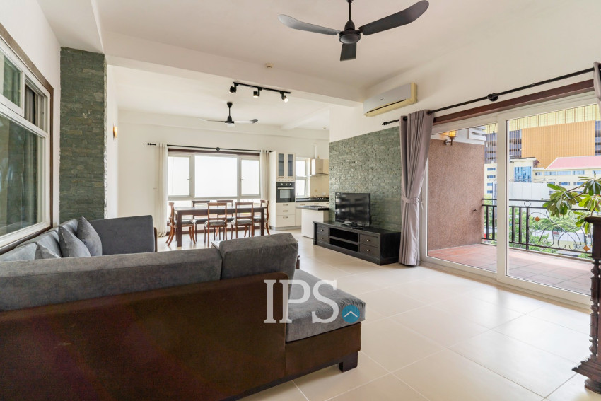 2 Bedroom Serviced Apartment For Rent - Tonle Bassac, Phnom Penh