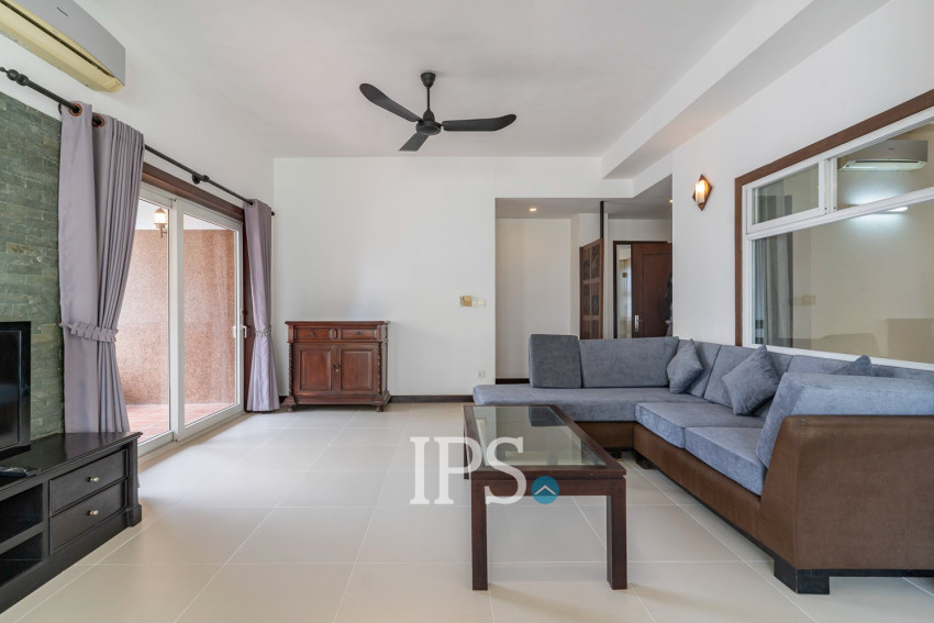 2 Bedroom Serviced Apartment For Rent - Tonle Bassac, Phnom Penh