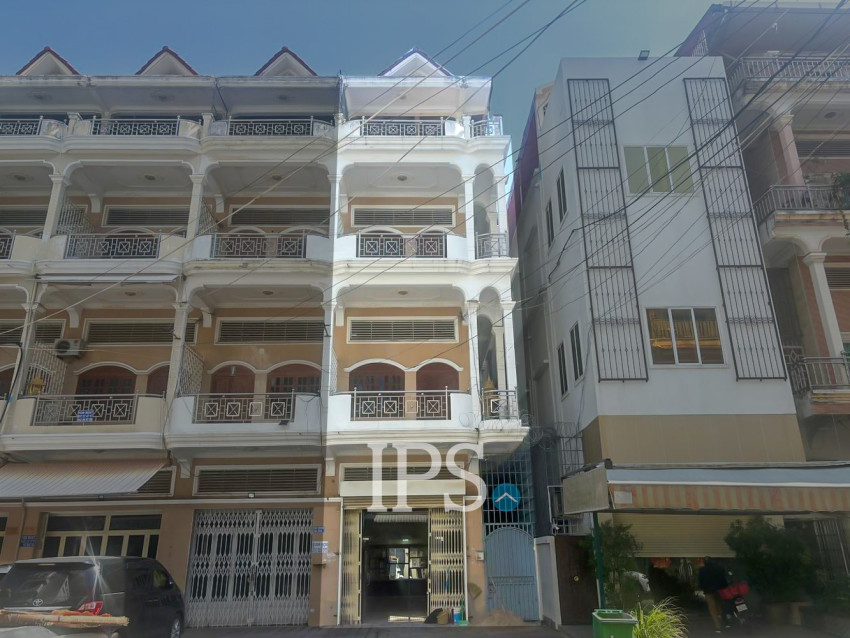 3 Storey Shophouse For Rent - Beoung Raing, Phnom Penh