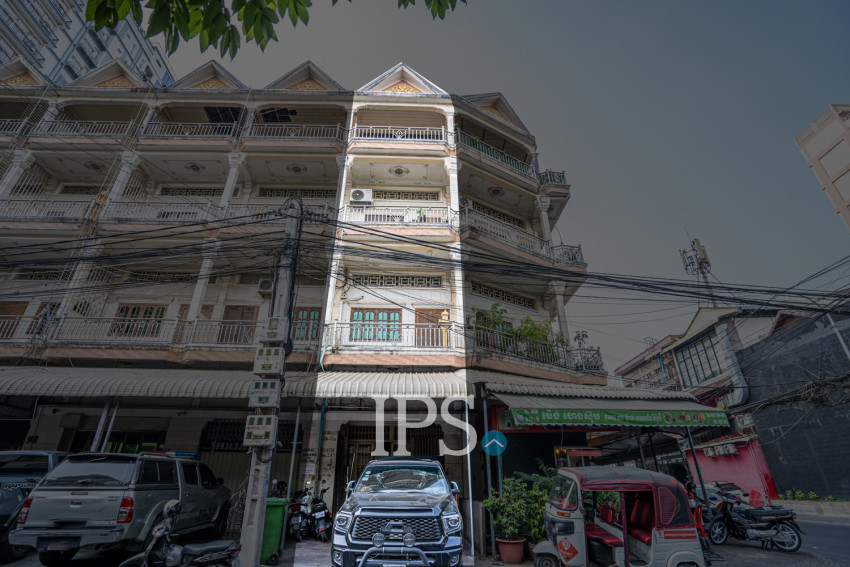 3 Storey Shophouse For Rent - Beoung Raing, Daun Penh, Phnom Penh