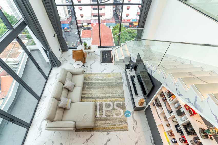 2 Bedroom Penthouse Condo For Rent - Sangkat Veal Vong, Phnom Penh