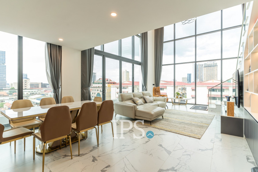 2 Bedroom Penthouse Condo For Rent - Sangkat Veal Vong, Phnom Penh