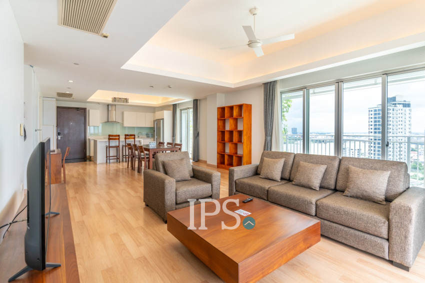 3 Bedroom Serviced Apartment for Rent - Chroy Changvar, Phnom Penh