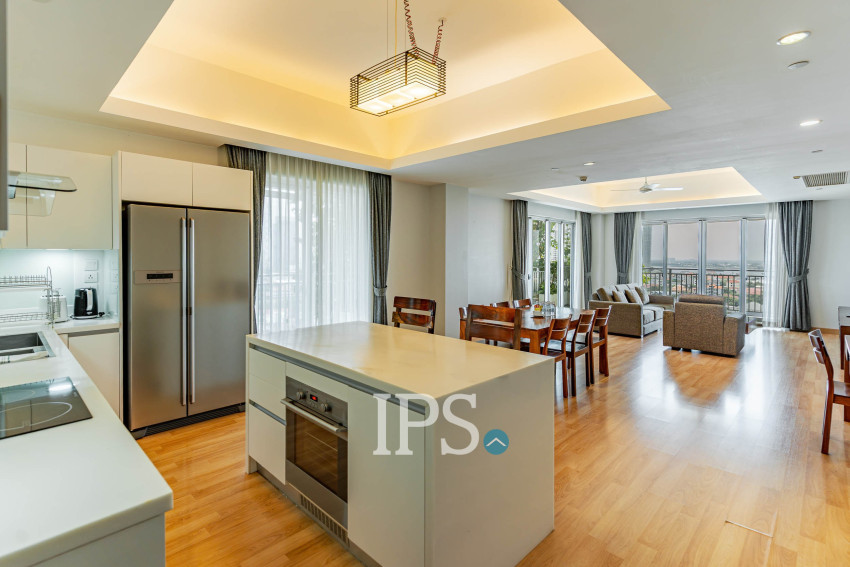 3 Bedroom Serviced Apartment For Rent - Chroy Changvar, Phnom Penh